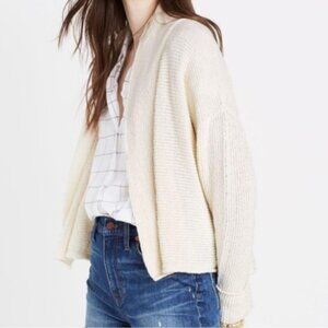 MADEWELL Open Crop Cardigan Sweater sz small